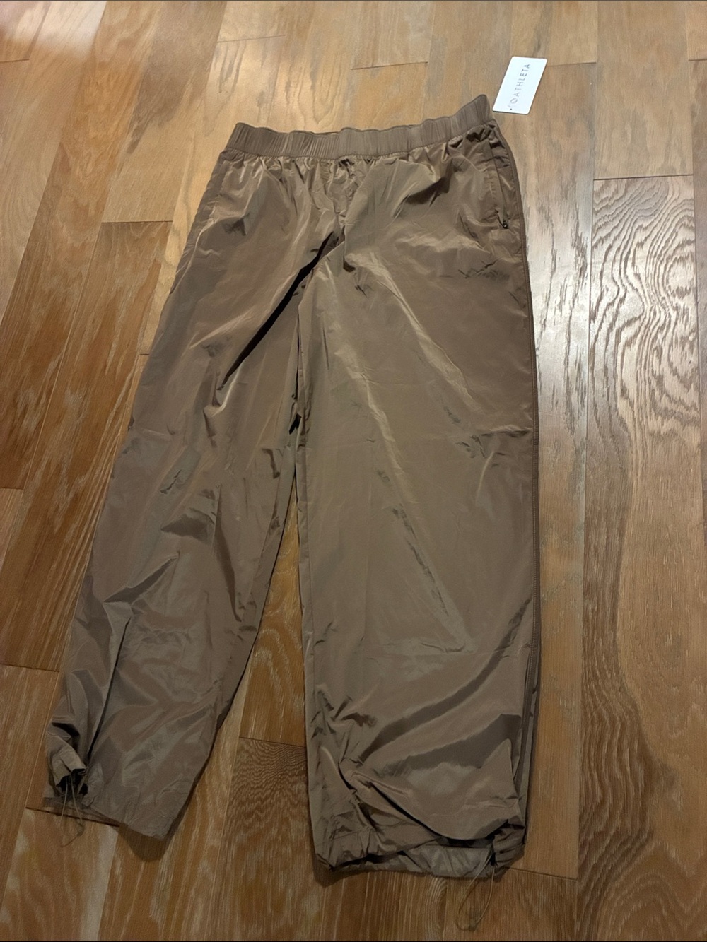 Athleta Brown Elastic-Waist Jogger Pants